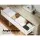 Artiss Console Table with Storage Drawer, White & Pine, 100x35x80cm, Scandinavian Style, Easy Assembly