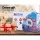Keezi 11-Piece Kids Drum Set in Blue - Non-Toxic, EN71 Certified, Easy Assembly, Ages 3+, Includes Seat & Drum Sticks