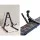 Alpha 34 Inch Classical Guitar, Wooden Body, Blue, Nylon Strings, Beginner Bundle w/ Stand, Picks, Bag, Capo
