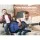 Alpha 34 Inch Classical Guitar, Wooden Body, Blue, Nylon Strings, Beginner Bundle w/ Stand, Picks, Bag, Capo