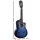 Alpha 34 Inch Classical Guitar, Wooden Body, Nylon Strings, Blue, Beginner Kids Gift, Includes Picks & Carry Bag