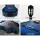 Alpha 34 Inch Classical Guitar, Wooden Body, Nylon Strings, Blue, Beginner Kids Gift, Includes Picks & Carry Bag