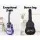 Alpha 34 Inch Classical Guitar, Laminated Linden, Purple, Nylon String, Beginner Set with Stand & Accessories