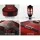 Alpha 34 Inch Classical Guitar, Laminated Linden Body, Red, Beginner Set with Stand, Bag, Picks, Strings & Capo