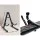 Alpha Acoustic Guitar, Laminated Linden, 38 Inch, Black, Steel Strings, Cutaway Design, Stand & Accessories Included
