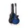Alpha 38 Inch Acoustic Guitar, Laminated Linden, Full Size Cutaway, Blue, Steel Strings, with Bag and Accessories