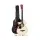 Alpha 38 Inch Acoustic Guitar, Laminated Linden, Left-Handed, Wood Finish, Steel Strings, Includes Bag & Accessories