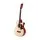 Alpha 38 Inch Acoustic Guitar, Laminated Linden, Wood Color, 96x36x8.5cm, Steel Strings, Full Size Cutaway Design