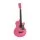 Alpha 38 Inch Acoustic Guitar Folk Cutaway Steel String Right Handed Pink With Carry Bag Gloss Finish