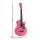Alpha 38 Inch Acoustic Guitar Folk Cutaway Steel String Right Handed Pink With Carry Bag Gloss Finish