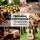 Alpha 39 Inch Classical Guitar, Wooden Body, Natural Color, Nylon Strings, Beginner Gift, Durable Carry Bag Included