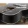 Alpha 41 Inch Acoustic Guitar, Laminated Linden Body, Black, Steel Strings, Dreadnought, with Stand & Accessories