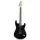 Alpha Electric Guitar, Poplar Body, 41 Inch, Black, Skull Pattern, Humbucker Pickups, Strat-Style, Beginner Friendly