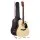 Alpha Acoustic Electric Guitar, Laminated Linden, 41 Inch, Natural Wood, Professional 5-Band EQ, Cutaway Design