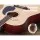 Alpha 41 Inch Acoustic Guitar, Laminated Linden, Natural Wood, Dreadnought, Steel Strings, with Stand & Accessories