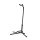 Alpha Adjustable Folding Iron Guitar Stand for Acoustic Electric and Bass Matte Black Universal Support