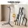 Alpha Adjustable Folding Iron Guitar Stand for Acoustic Electric and Bass Matte Black Universal Support