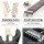 Alpha Electric Guitar Combo Set, Poplar Body, 20W Amplifier, Glossy Black, Versatile Music Instrument with Accessories