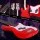 Alpha 47 Inch Electric Guitar Red – Basswood Body, Maple Neck, 21 Frets, Humbuckers, Gig Bag, Beginner Set