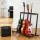 Alpha 5 Space Folding Guitar Stand Rack Holder Display | Iron Construction, Foam Padding, Adjustable Feet, 87x47x73cm