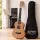 Alpha 26 Inch Tenor Ukulele Electric Acoustic with LCD EQ, Solid Mahogany Top, 18 Frets, Natural Matte Finish