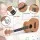 Alpha 26 Inch Tenor Ukulele Electric Acoustic with LCD EQ, Solid Mahogany Top, 18 Frets, Natural Matte Finish