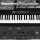Alpha 61-Key Foldable Electronic Piano Keyboard, Touch-Sensitive, Black, Bluetooth, MIDI-USB, w/ Mic & Sustain Pedal