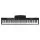 Alpha 88-Key Foldable Electronic Piano Keyboard, Black, 127cm, Touch-Sensitive, Bluetooth, MIDI-USB, Carry Bag Included
