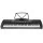 Alpha 61-Key Electronic Piano Keyboard, Digital Electric, Black, Beginner-Friendly w/ Stand & LED Display