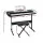 Alpha 61-Key Electronic Piano Keyboard, Silver, with Adjustable Stand & Stool, 255 Rhythms & Built-in Learning Functions