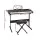 Alpha 61-Key Electronic Piano Keyboard, Black, Digital Electric w/ Stand & Stool, Lighted Keys, Music Training Features