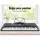 Alpha 61-Key Electronic Piano Keyboard, Black, Digital Electric w/ Stand & Stool, Lighted Keys, Music Training Features