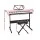 Alpha 61-Key Electronic Piano Keyboard with Stand & Stool, Pink, Digital Electric Instrument for Music Enthusiasts