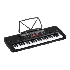 Alpha 49-Key Portable Electronic Keyboard Digital Piano 16 Timbres 10 Rhythms Microphone Input AC or Battery