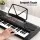 Alpha 49-Key Portable Electronic Keyboard Digital Piano 16 Timbres 10 Rhythms Microphone Input AC or Battery