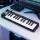 Alpha 25-Key Portable MIDI Keyboard Controller, USB, Black, Velocity-Sensitive, Joystick, 360x105x35mm, 1-Year Warranty
