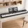 Alpha 88-Key Electric Keyboard Piano with Bluetooth, 900 Tones, Learning Mode and Storage Bag Black