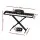 Alpha 88 Keys Digital Piano Keyboard, Semi-Weighted, 800 Timbres, 600 Rhythms, Stand, MIDI, Bluetooth, Black