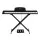 Alpha 88 Keys Digital Piano Keyboard, Semi-Weighted, 800 Timbres, 600 Rhythms, Stand, MIDI, Bluetooth, Black