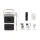 Devanti 4K Portable Mini Video Projector, 1080P HD, WiFi, HDMI, Screen Mirroring, Built-in Speaker, Remote, Home Theatre