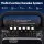 Alpha Portable Karaoke Machine with 2 Wireless Mics, Bluetooth 5.3, LED Lights, USB/AUX, 6.5