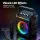 Alpha Portable Karaoke Machine with 2 Wireless Mics, Bluetooth 5.3, LED Lights, USB/AUX, 6.5