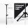 Alpha Speaker Stand, Iron, Adjustable Height 65-120cm, Black, Universal 35mm, Foldable, Studio & Home Use, 2pcs