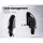 Alpha Speaker Stand Set, Steel, Adjustable 75-112cm, Black, Surround Sound, Studio & Home, Concealed Cable Management