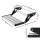 Weisshorn Caravan Step - Single Pull Out, Aluminium, 56x57x23cm, 200KG Capacity, Anti-Slip Design for RV Entry Safety