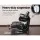 Giantz Universal Tractor Seat for Forklift Excavator Truck - Adjustable, PU Leather, 50-130kg Weight Suspension, Black