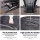 Giantz Universal Tractor Seat for Forklift Excavator Truck - Adjustable, PU Leather, 50-130kg Weight Suspension, Black