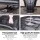 Giantz Universal Tractor Seat - PU Leather, Adjustable 150mm, Steel Frame, High-Density Foam for Forklift & Excavator