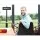 Giantz Universal Tractor Seat: Adjustable PU Leather Backrest, Waterproof, 150mm Sliding Track, for Heavy Machinery