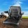 Giantz Universal Tractor Seat with Suspension, PU Leather, Adjustable Armrests & Backrest for Heavy Machinery